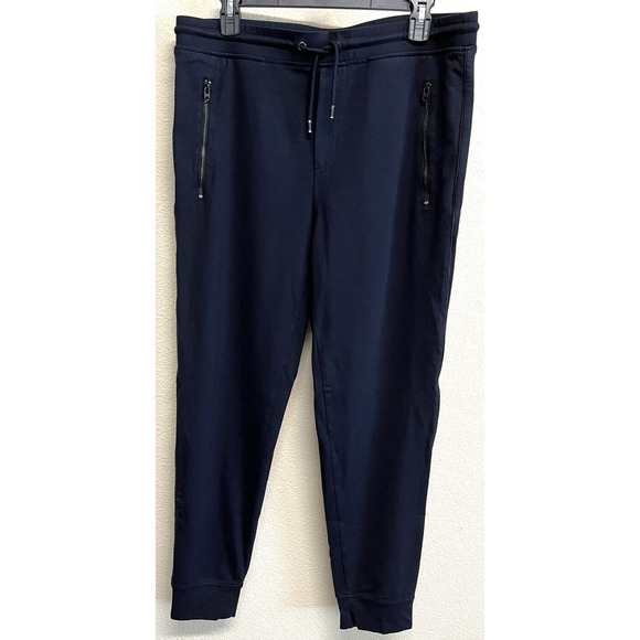 Patrick Assaraf x Masai Ujiri Joggers Casual Pants Size L US Dark Navy - Picture 2 of 11